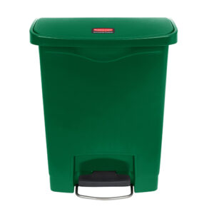 Papelera de Pedal Slim Jim Step-On 30 Litros Verde Rubbermaid 1883582