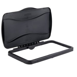 Tapa Abisagrada Negra para Contenedor Slim Jim® 87 Litros Rubbermaid FG267400BLA